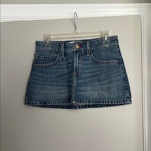 Hollister Blue Denim Jean Miniskirt Size 4